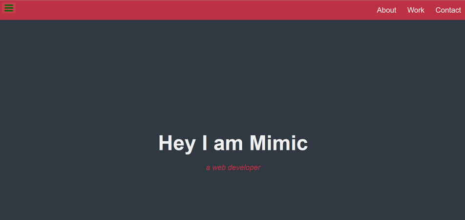 Portfolio Webpage (2021) (HTML, CSS, JavaScript)