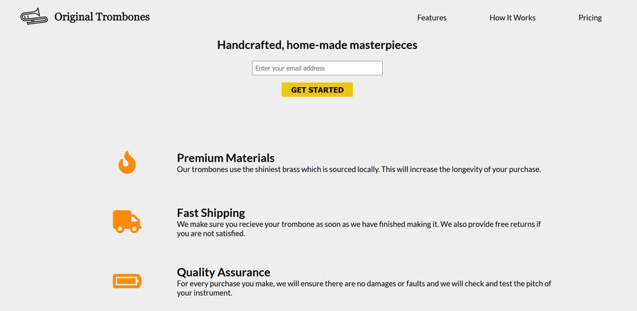 Landing Page (2021) (HTML, CSS, JavaScript)